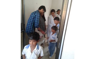 Biscuit Distribution Tejalben Bhavsar